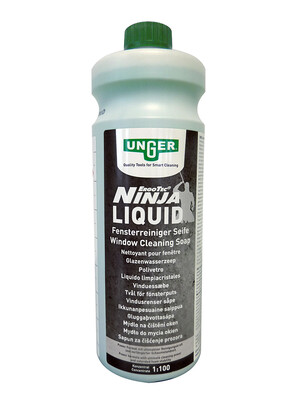 Unger - Ninja Liquide, savon liquide pour le nettoyage des vitres | © cleanfix